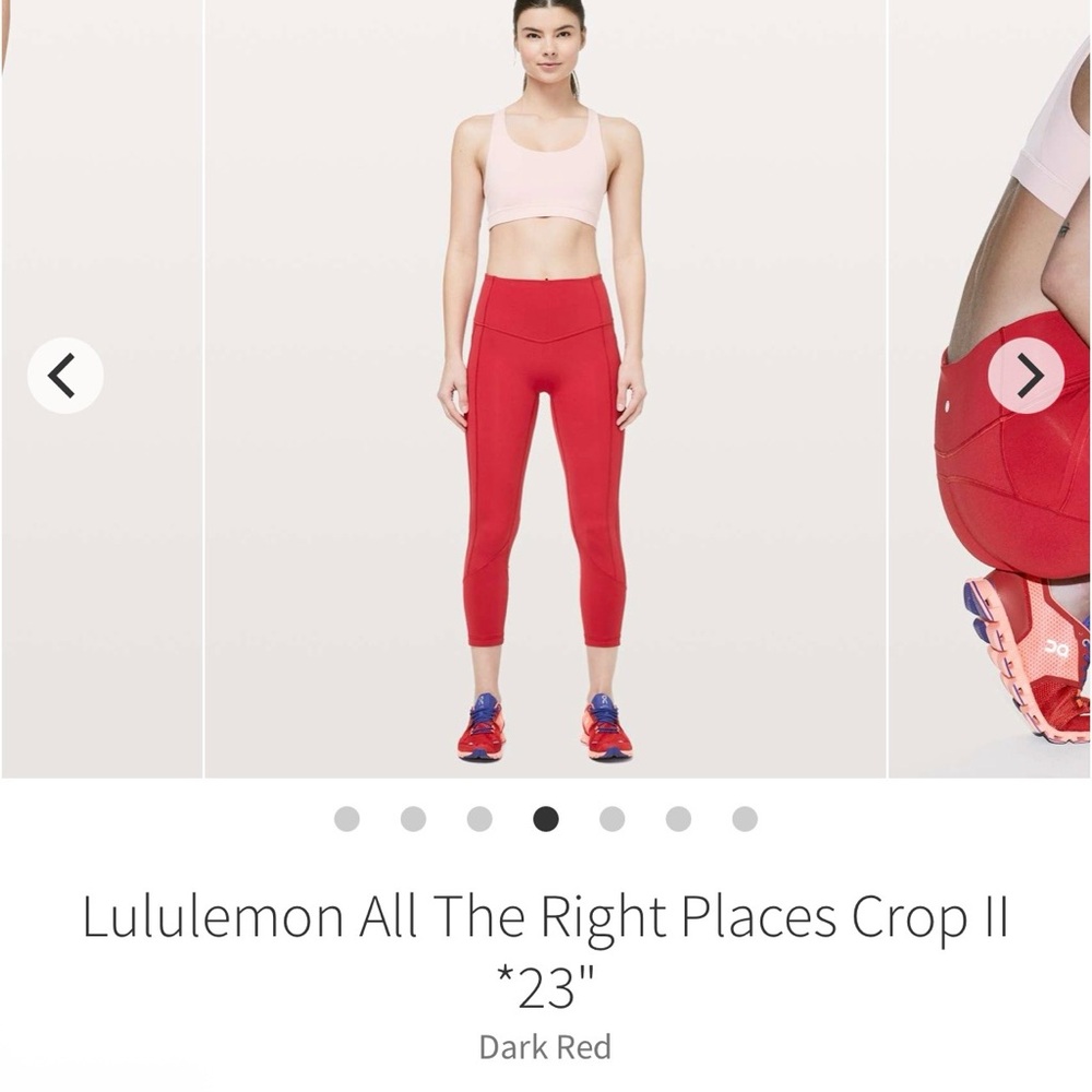 Lululemon All The Right Places Crop Leggings